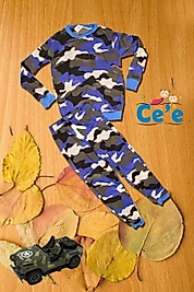 ERKEK ÇOCUK KAMUFLAJ TAKIM PİJAMA TAKIMI